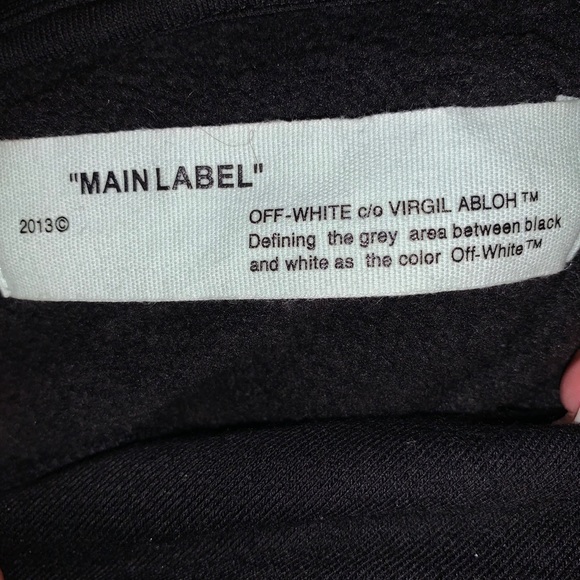 Authentic Off-White “Not Real” Hoodie - Picture 5 of 8